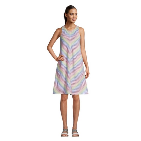 chinese dress ladies The Mainline Striped A-Line Swing Dress · Madison + Mallory main image 0
